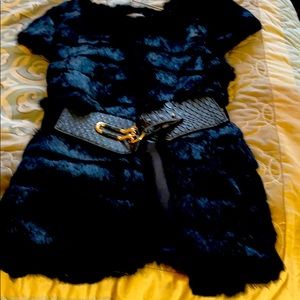 Authentic rabbit vest